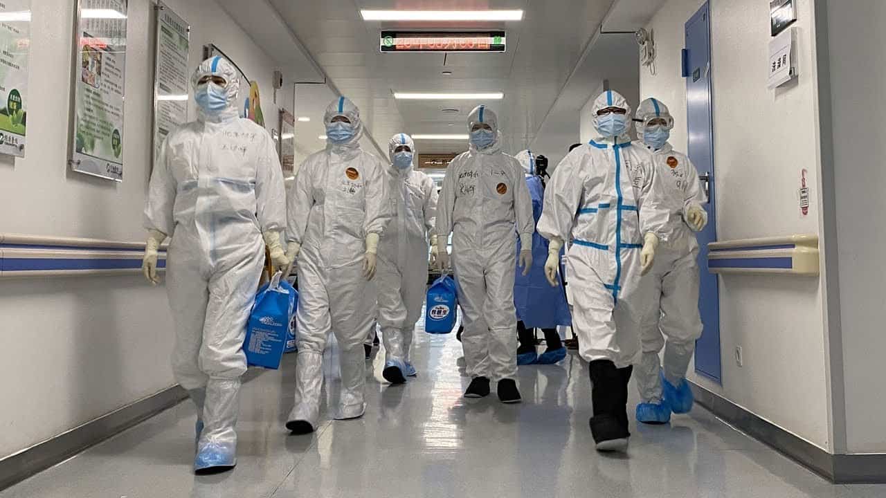 personnel with protective equipment personnel with protective equipment